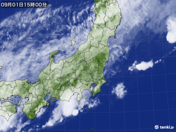 実況天気図(2018年09月01日)