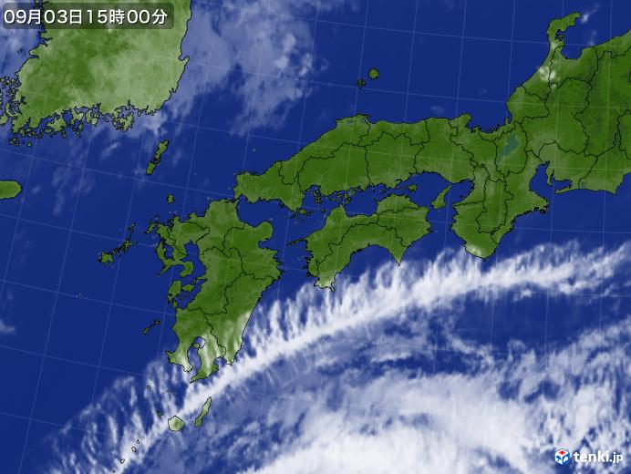 実況天気図(2018年09月03日)