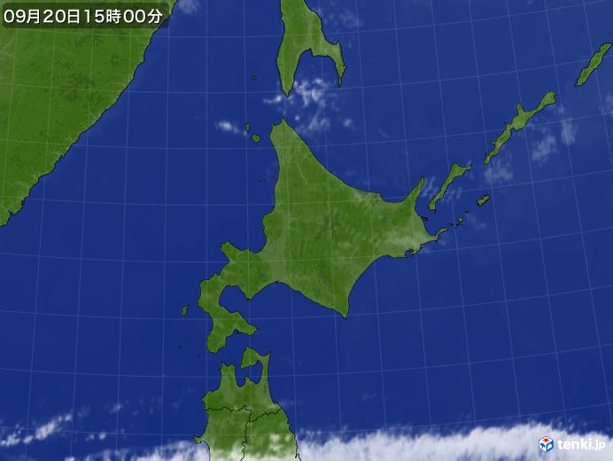 実況天気図(2018年09月20日)