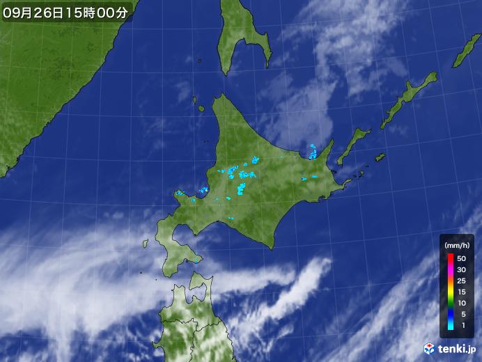 実況天気図(2018年09月26日)