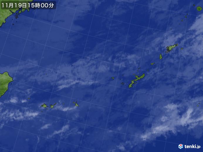 実況天気図(2018年11月19日)