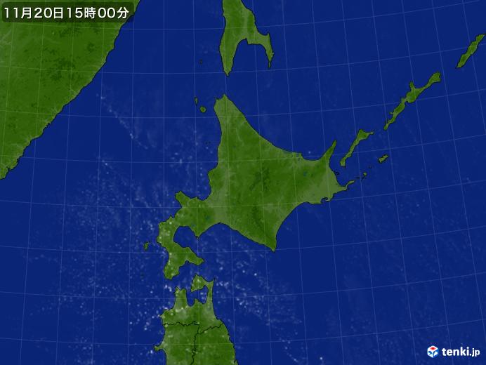 実況天気図(2018年11月20日)