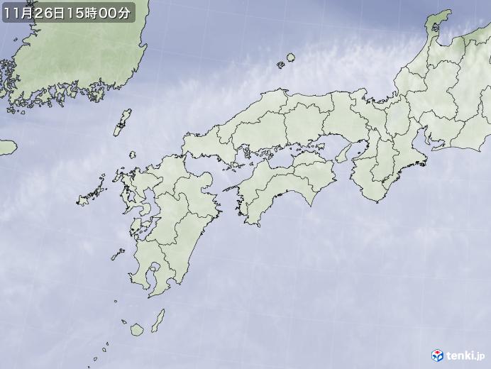 実況天気図(2018年11月26日)