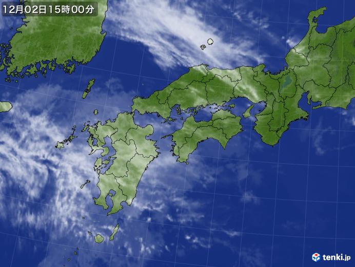 実況天気図(2018年12月02日)