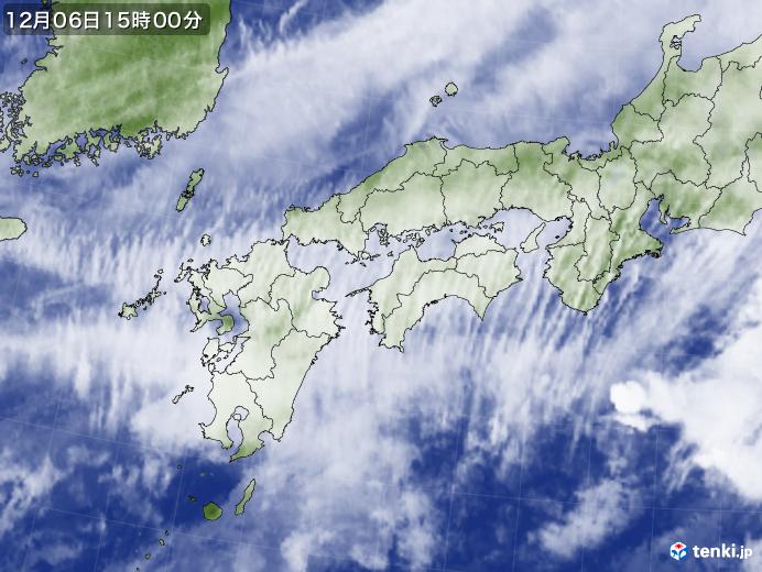 実況天気図(2018年12月06日)