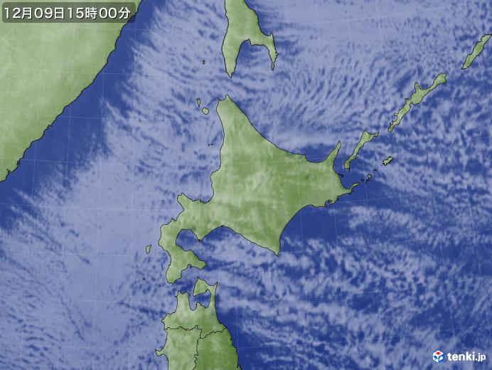 実況天気図(2018年12月09日)