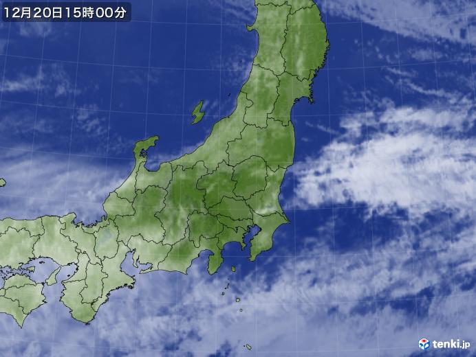 実況天気図(2018年12月20日)