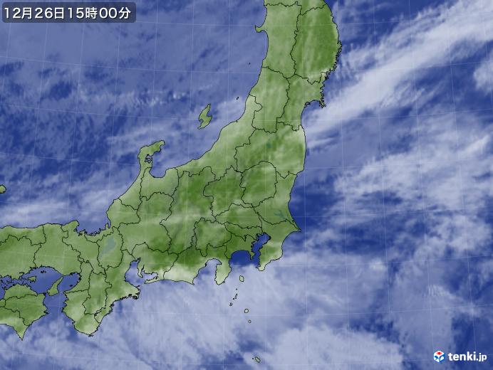 実況天気図(2018年12月26日)