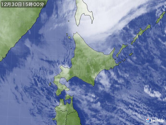 実況天気図(2018年12月30日)