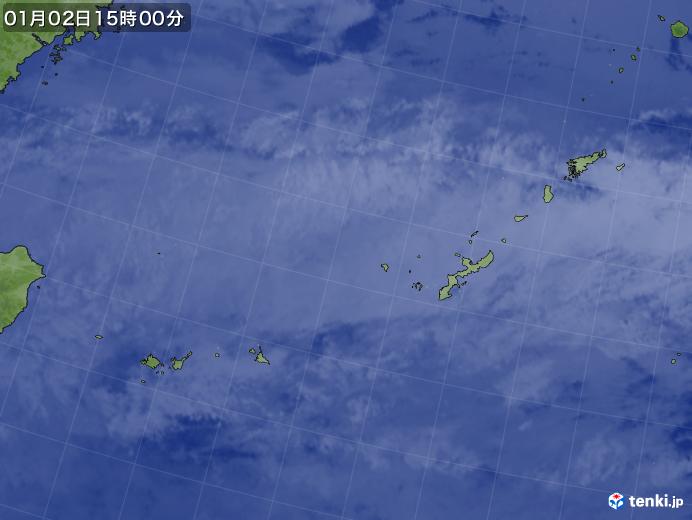 実況天気図(2019年01月02日)