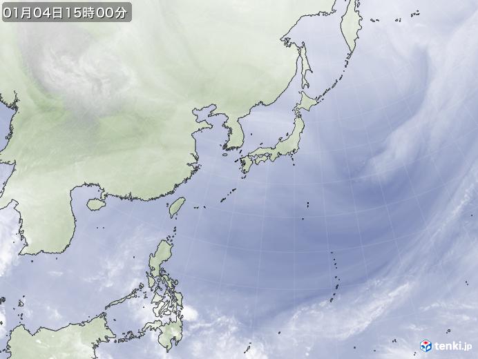 実況天気図(2019年01月04日)