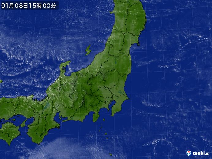 実況天気図(2019年01月08日)