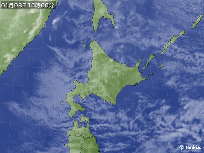実況天気図(2019年01月08日)