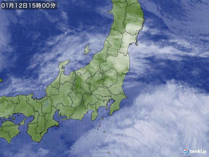 実況天気図(2019年01月12日)
