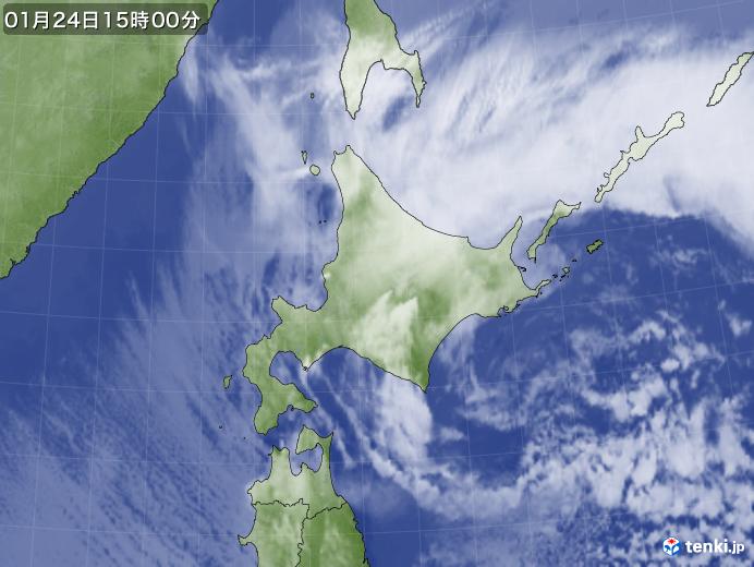 実況天気図(2019年01月24日)