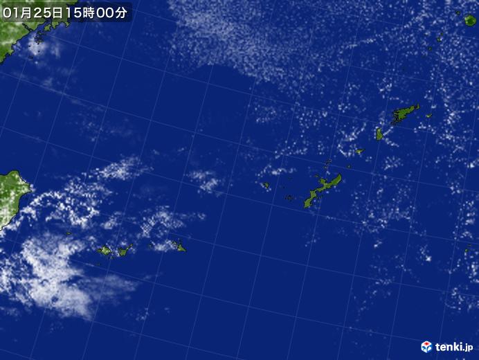 実況天気図(2019年01月25日)