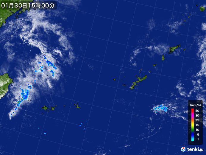 実況天気図(2019年01月30日)