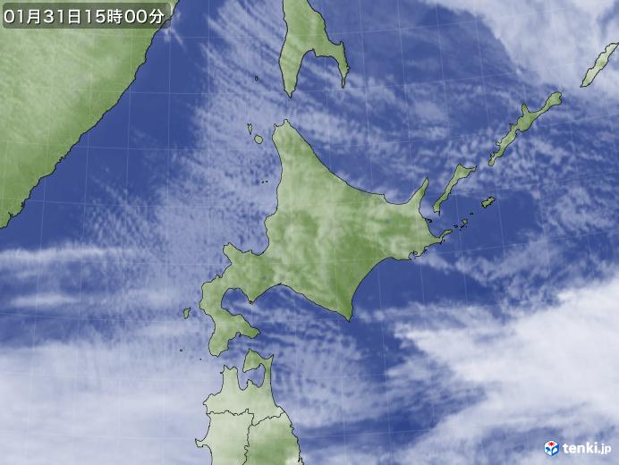 実況天気図(2019年01月31日)