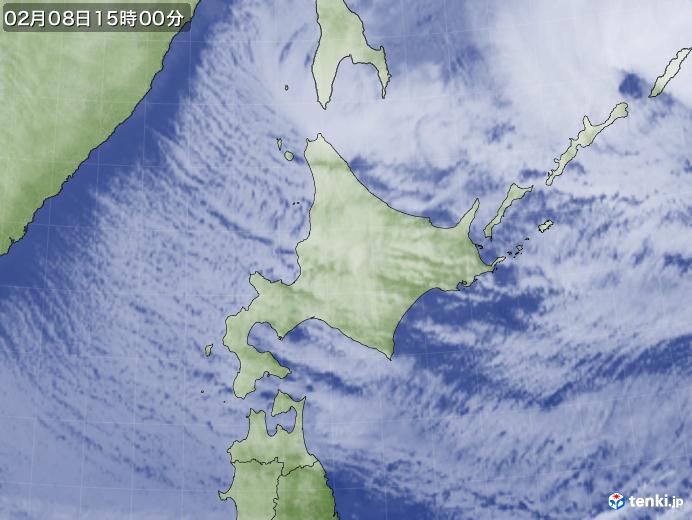 実況天気図(2019年02月08日)