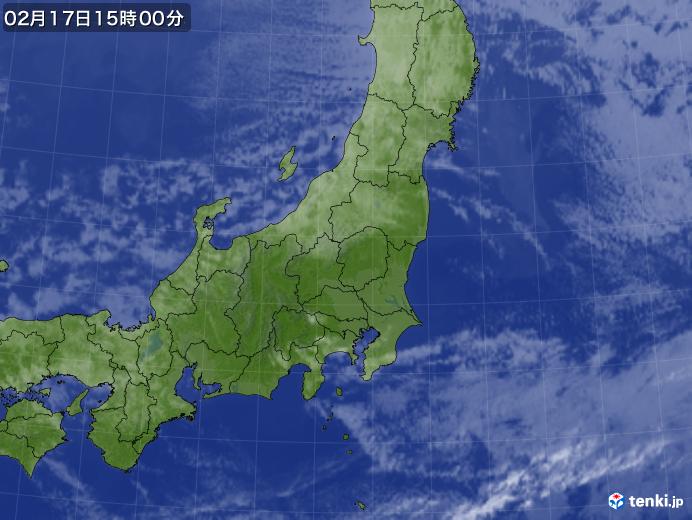 実況天気図(2019年02月17日)