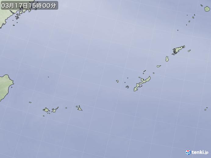 実況天気図(2019年03月17日)