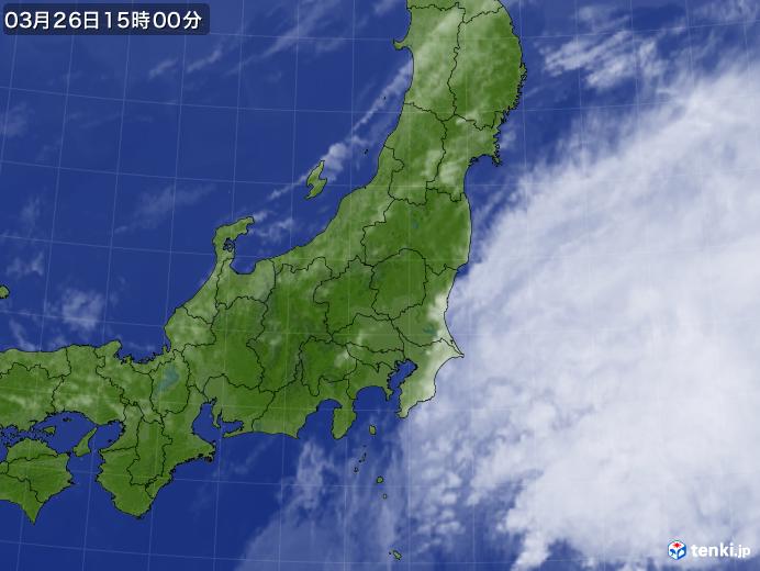 実況天気図(2019年03月26日)