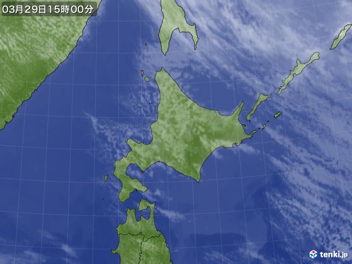 実況天気図(2019年03月29日)