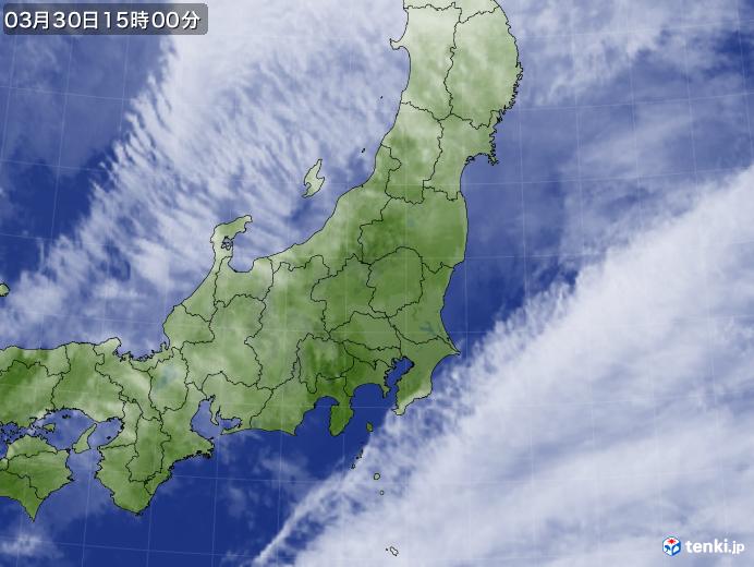 実況天気図(2019年03月30日)