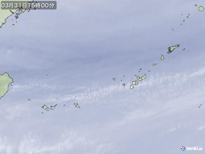 実況天気図(2019年03月31日)
