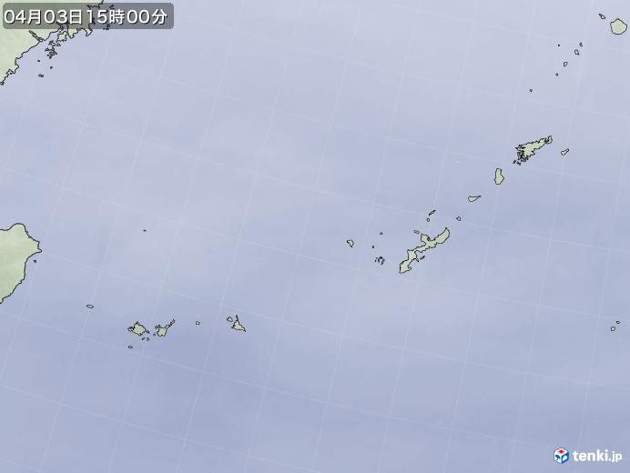実況天気図(2019年04月03日)