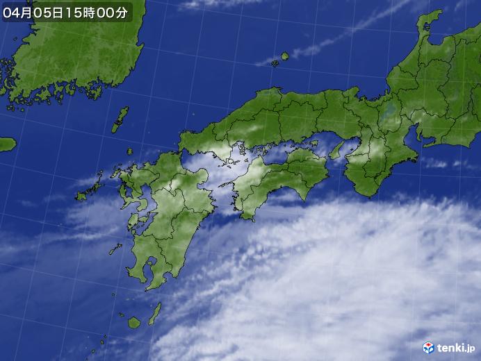 実況天気図(2019年04月05日)