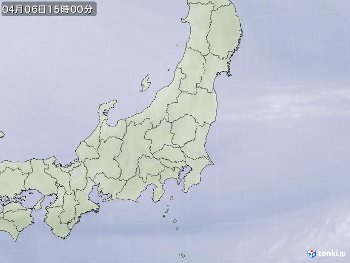 実況天気図(2019年04月06日)