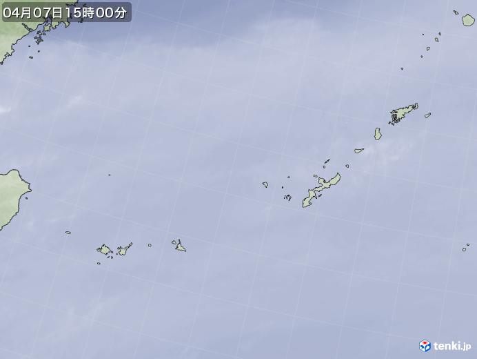 実況天気図(2019年04月07日)