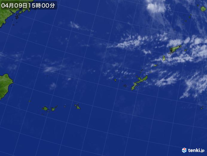 実況天気図(2019年04月09日)