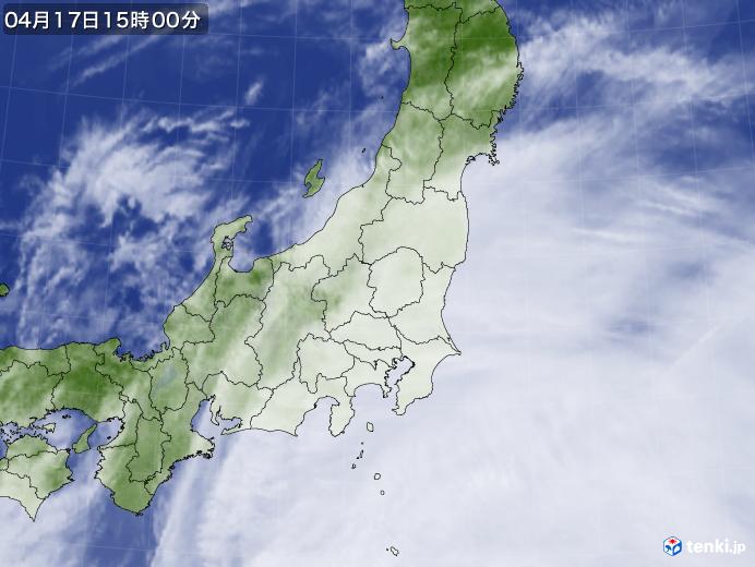 実況天気図(2019年04月17日)