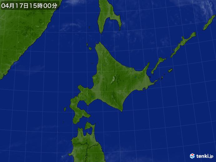実況天気図(2019年04月17日)