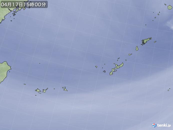 実況天気図(2019年04月17日)