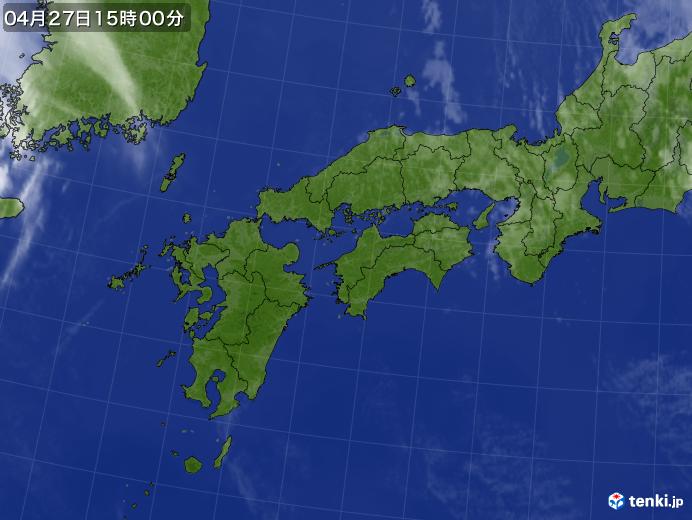 実況天気図(2019年04月27日)