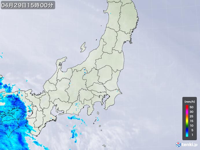 実況天気図(2019年04月29日)