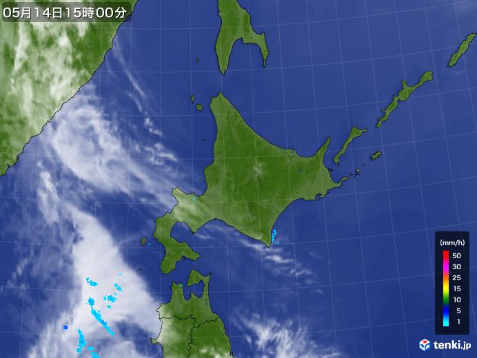 実況天気図(2019年05月14日)