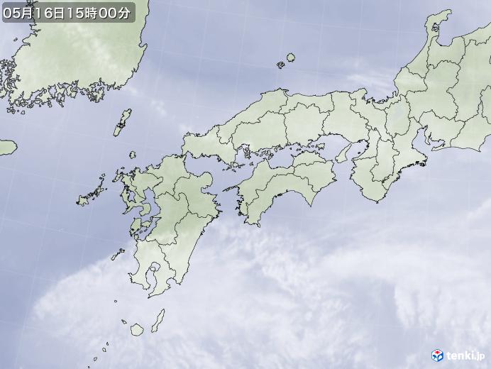 実況天気図(2019年05月16日)