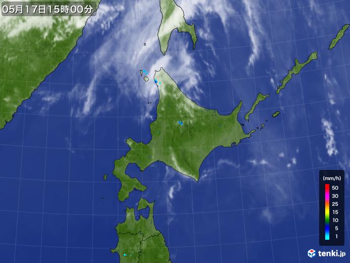 実況天気図(2019年05月17日)