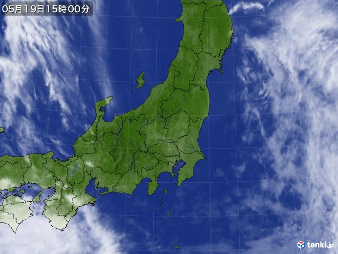 実況天気図(2019年05月19日)