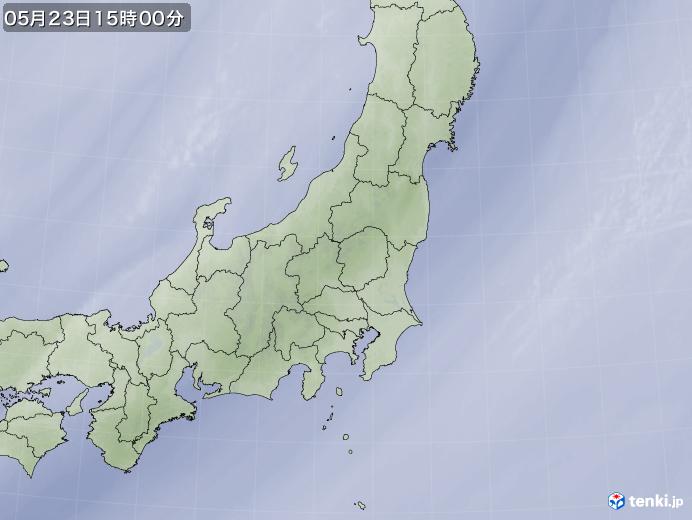 実況天気図(2019年05月23日)