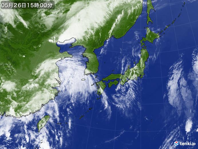 実況天気図(2019年05月26日)