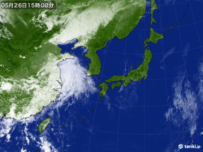 実況天気図(2019年05月26日)