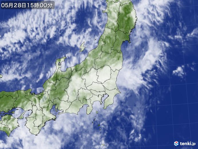 実況天気図(2019年05月28日)