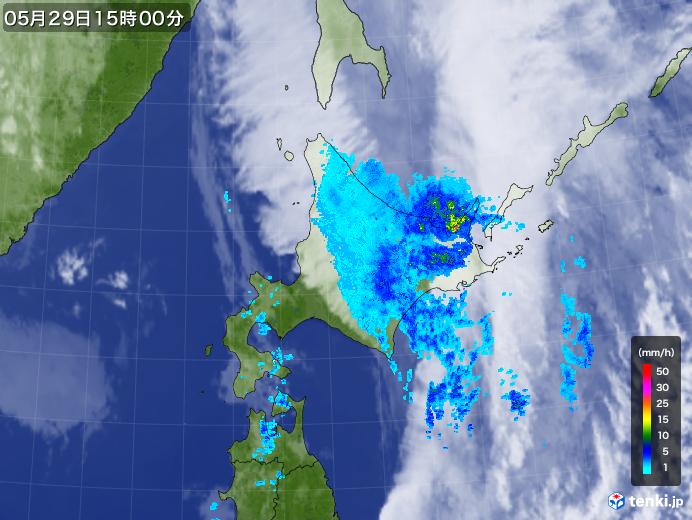 実況天気図(2019年05月29日)