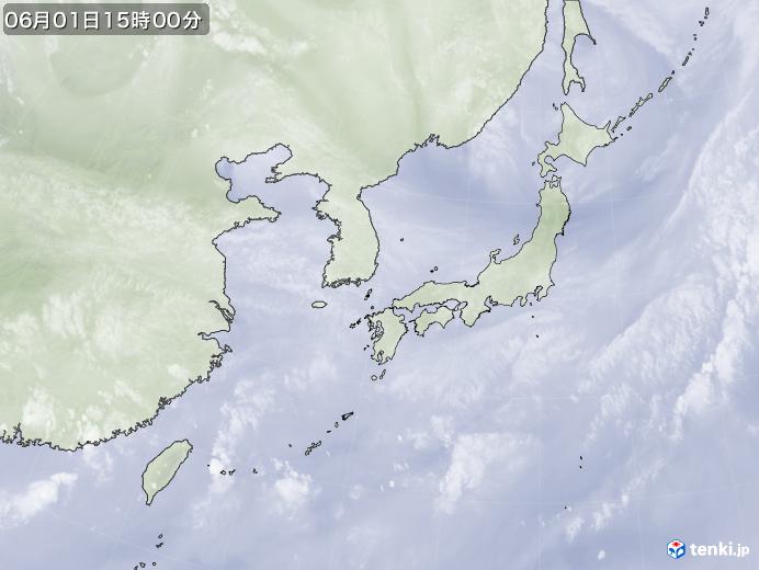 実況天気図(2019年06月01日)