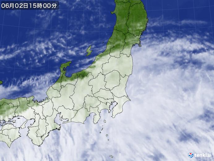実況天気図(2019年06月02日)
